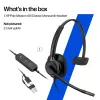 HP Poly Mission 425 Stereofoniczny przewodowy zestaw słuchawkowy USB