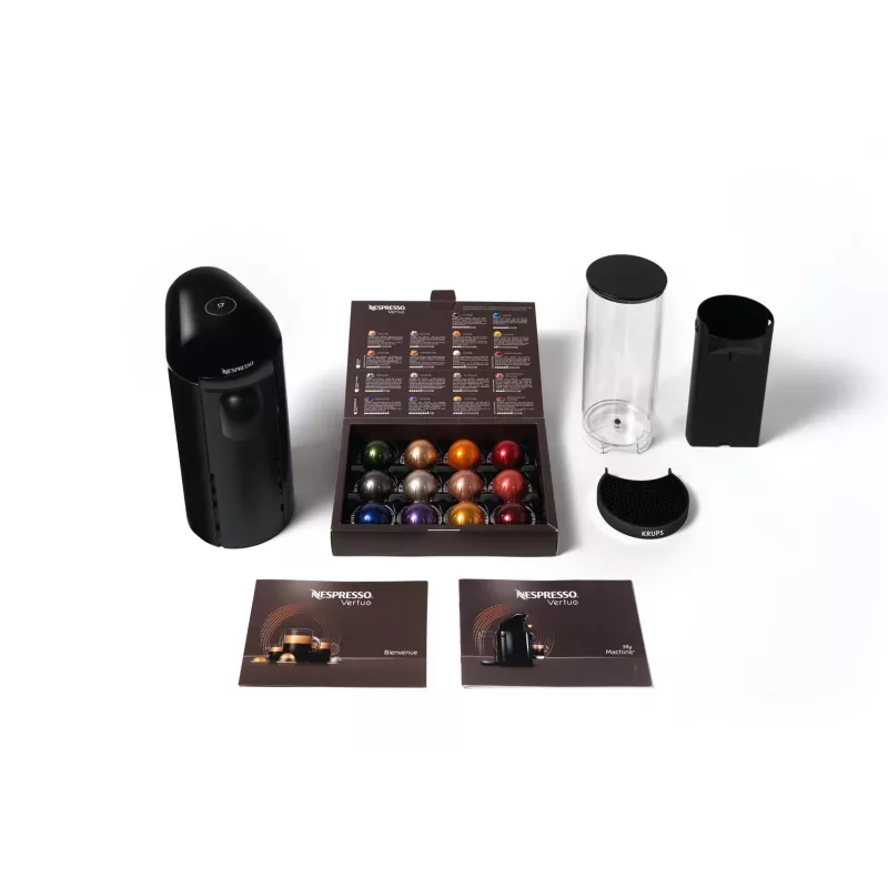 Ekspres do kawy i espresso na kapsułki KRUPS Nespresso Vertuo XN903810 czarny