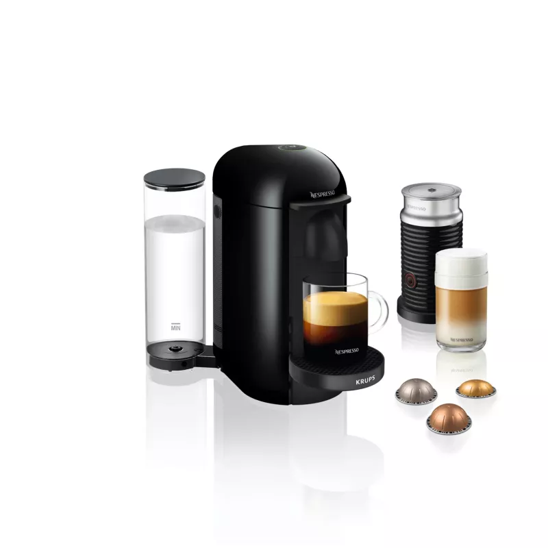 Ekspres do kawy i espresso na kapsułki KRUPS Nespresso Vertuo XN903810 czarny