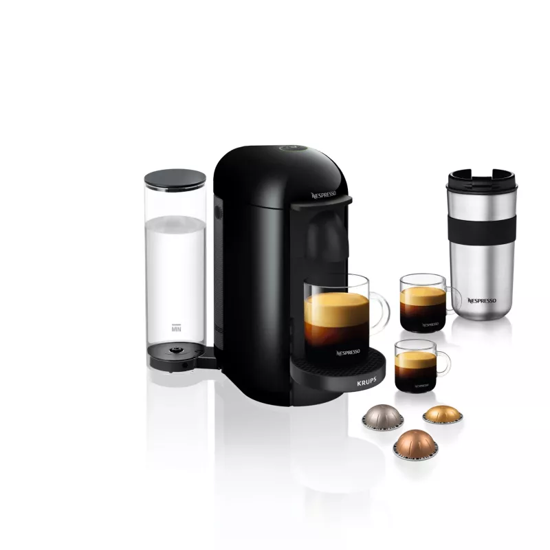 Ekspres do kawy i espresso na kapsułki KRUPS Nespresso Vertuo XN903810 czarny