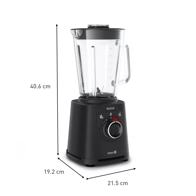 Tefal Perfectmix+ BL87G8 Blender stołowy 1,5 l 1200 W Czarny