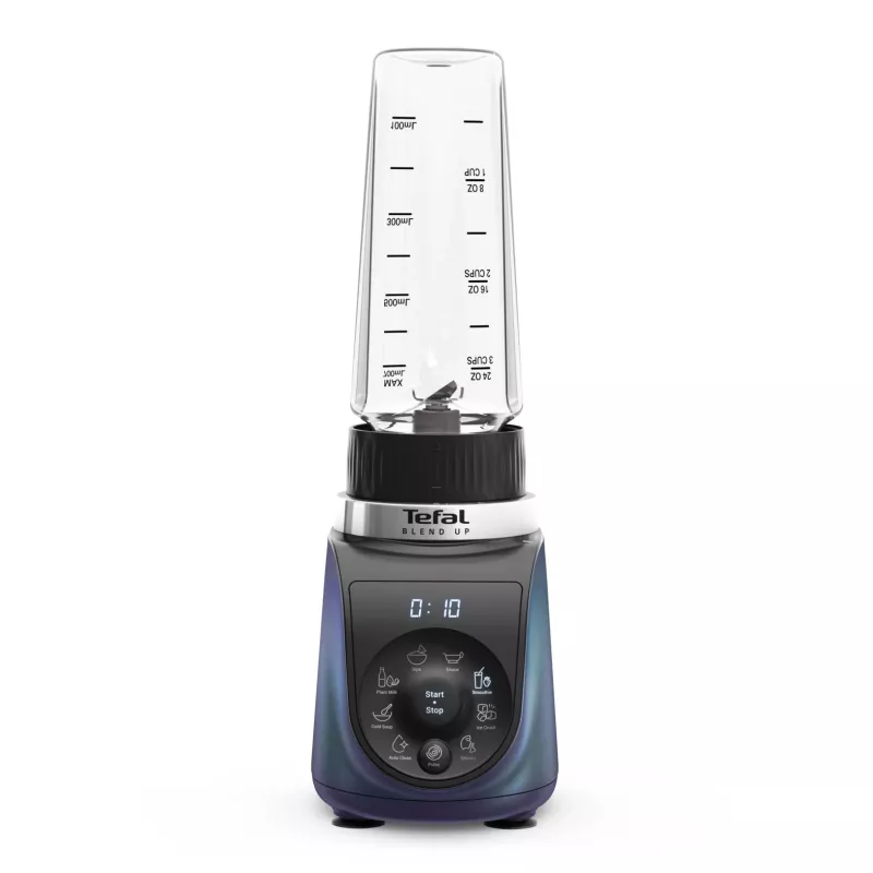 Tefal Blend Up BL19H4F0 blender 0.85 L Blender stołowy 1000 W Niebieski, Przezroczysty