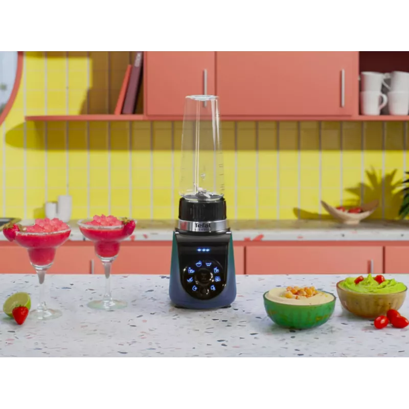 Tefal Blend Up BL19H4F0 blender 0.85 L Blender stołowy 1000 W Niebieski, Przezroczysty