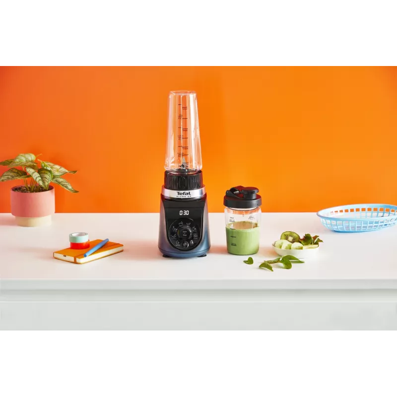 Tefal Blend Up BL19H4F0 blender 0.85 L Blender stołowy 1000 W Niebieski, Przezroczysty