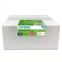 Rolki etykiet Dymo 2223589 — białe etykiety papierowe 5,4 × 2,5 cm, 500 etykiet/rolka, 12000 etykiet/opakowanie, FSC