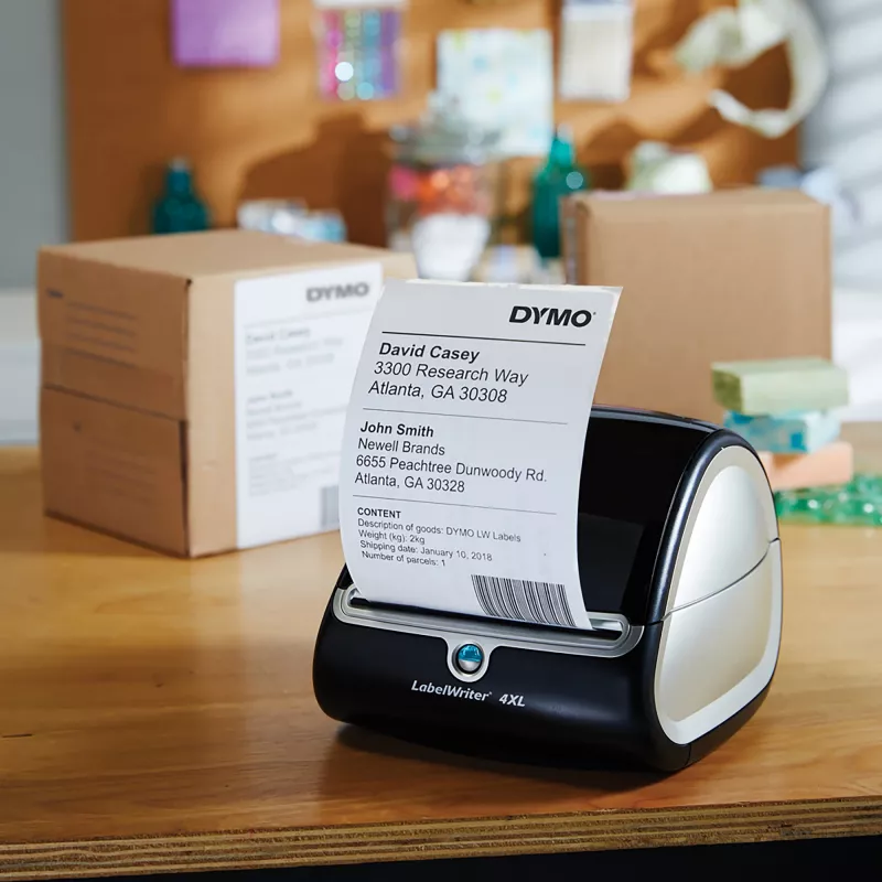Etykiety wysyłkowe Dymo LabelWriter Extra Large 104×159 mm samoprzylepne 6 rolek, 1320 etykiet do LabelWriter 4XL/5XL