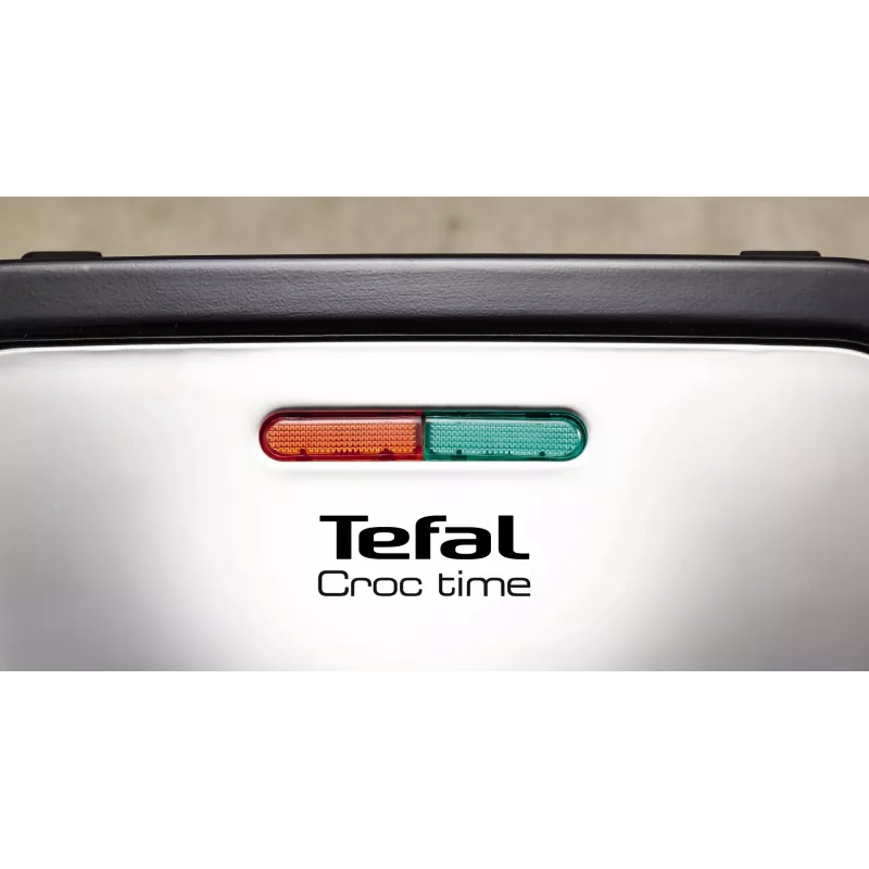 Grill kontaktowy Tefal SM193D — elektryczny grill stołowy, czarny i stal nierdzewna, 1,9 kg