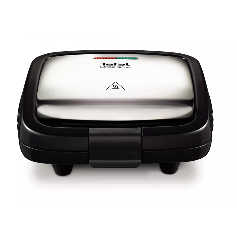 Grill kontaktowy Tefal SM193D — elektryczny grill stołowy, czarny i stal nierdzewna, 1,9 kg