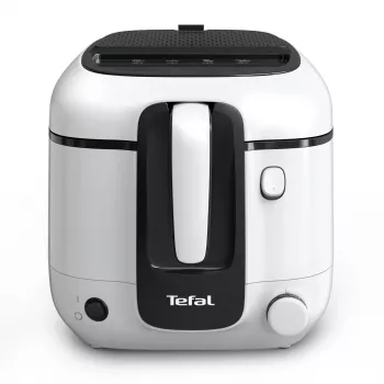 Frytownica Tefal Super Uno FR3101 — pojedyncza 1800 W, pojemność na żywność 1,5 kg, olej 2,2 l, czarno-biała