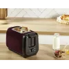 Toster MOULINEX LT5S05E0 — 2-kromkowy, 1300 W, obudowa ze stali nierdzewnej, czarno-czerwony