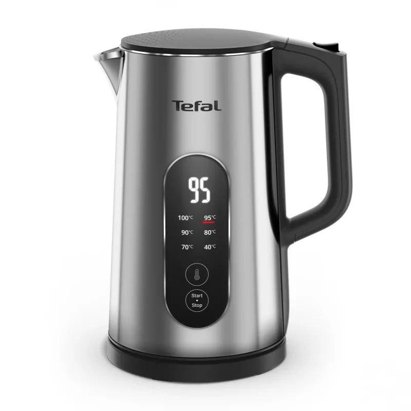 Czajnik elektryczny Tefal Selection KI871DE0 1,7 L 1500 W Czarny, stal nierdzewna