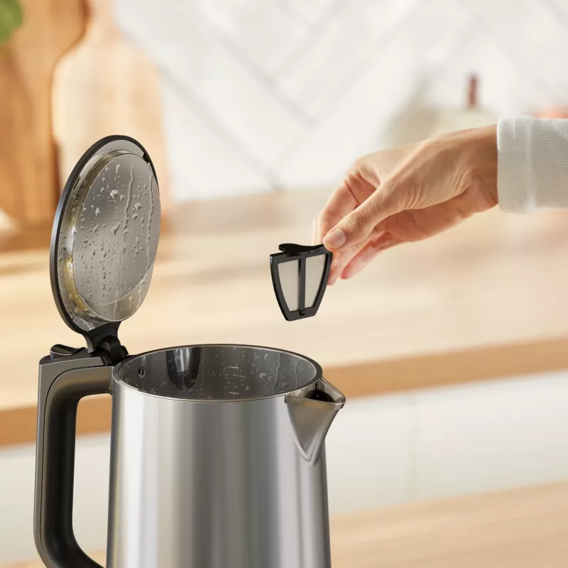 Czajnik elektryczny Tefal Selection KI871DE0 1,7 L 1500 W Czarny, stal nierdzewna