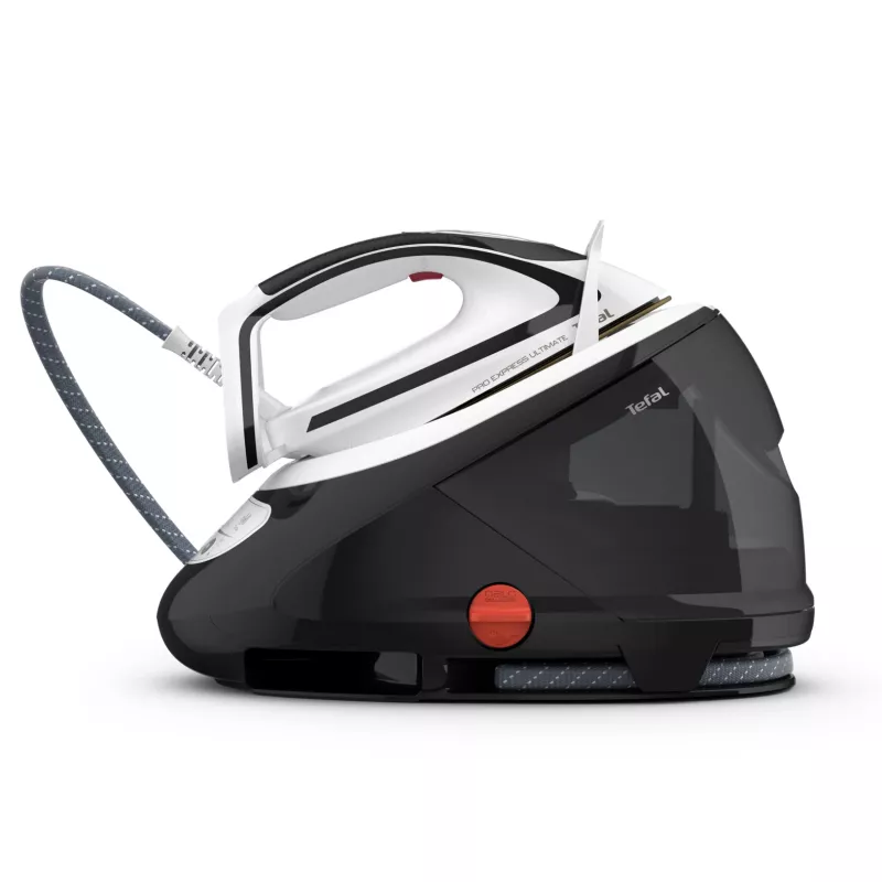Tefal Pro Express Ultimate GV9550 1.9 L Durilium AirGlide Autoclean stopa Żelazka Czarny, Biały
