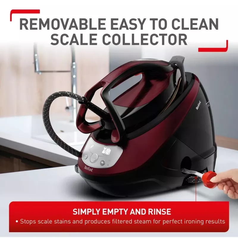 Tefal Pro Express Protect GV9230 2600 W 1,8 l czarny, bordowy