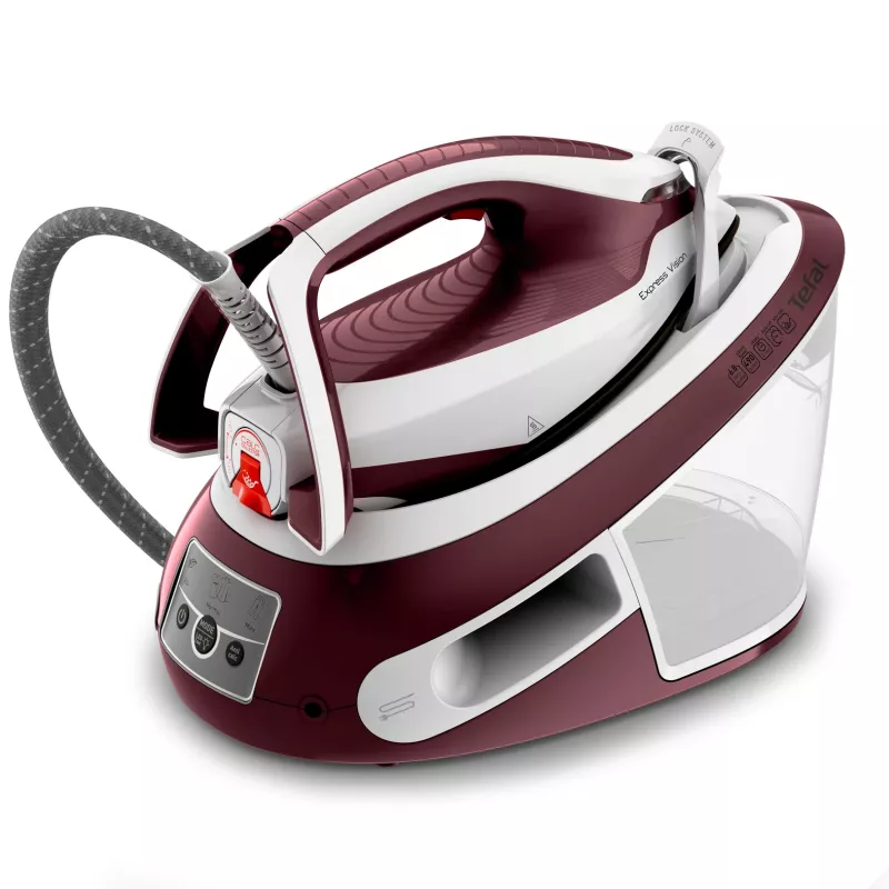 Tefal Express Vision SV8150 2800 W 1,8 l stopa Durilium AirGlide Autoclean czerwony, biały