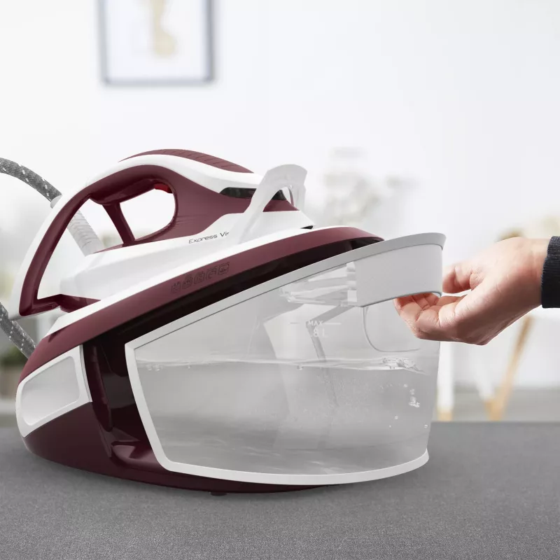 Tefal Express Vision SV8150 2800 W 1,8 l stopa Durilium AirGlide Autoclean czerwony, biały