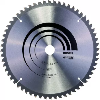 Bosch Optiline Wood tarcze do pił tarczowych, Drewno, 30,5 cm, Bosch, 798 g, 1 szt.