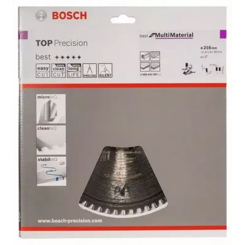 Tarcza do piły tarczowej Bosch 2 608 642 097 21.6 cm 1 szt.