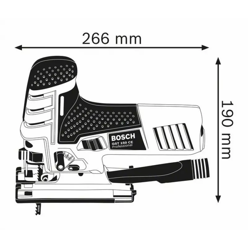 Bosch 0 601 512 003 wyrzynarka 780 W 2,6 kg