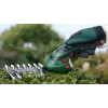 Bosch Isio nożyce do trawy akumulatorowe 8 cm 3,6 V Czarny, Zielony