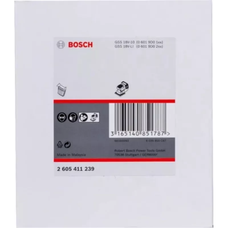 Bosch 2 605 411 239 akcesorium do szlifierki 1 szt. Filtr