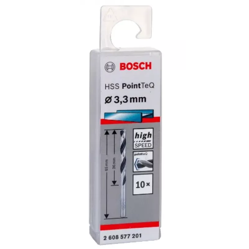 Wiertło kręte Bosch HSS PointTeQ 3,3 mm