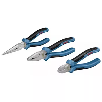 Zestaw szczypiec Bosch 1 600 A01 6BG Stal chromowo-wanadowa Rękojeść gumowa