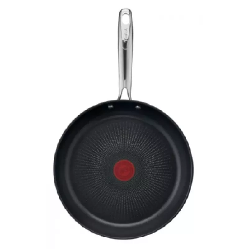 Patelnia uniwersalna Tefal DUETTO+ G7320434 24 cm — stal nierdzewna, bez PFOA, czarna