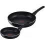 Zestaw patelni Tefal Generous Cook C27890 — aluminium, 20 cm i 28 cm, czarny, 2 szt.