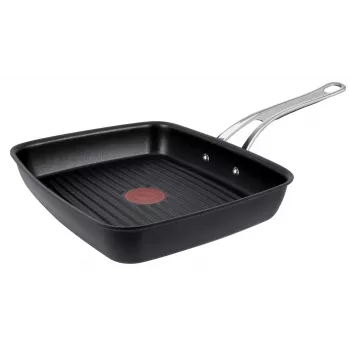 Tefal Jamie Oliver E24541 kwadratowe czarne naczynie żaroodporne 2,5 L – średnica dna 17,5 cm, rozmiar 290×458 mm