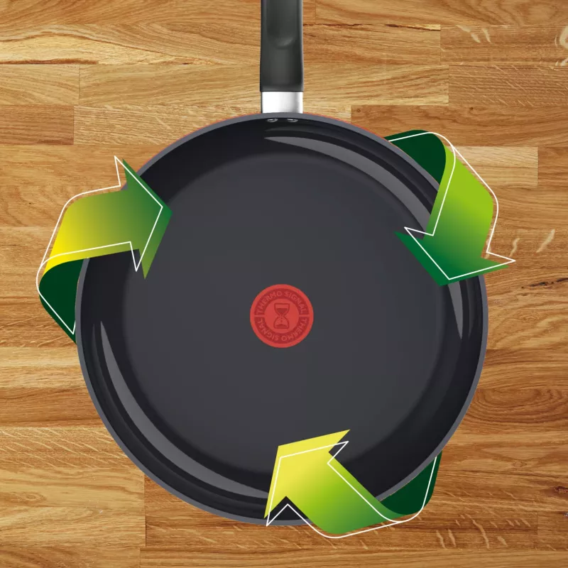 Tefal Change Czarny C4760425 patelnia uniwersalna Okrągła