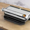 Grill kontaktowy Tefal Optigrill+ XL GC727D10 — 2000 W, prostokątna obudowa metalowa, 445×365×175 mm