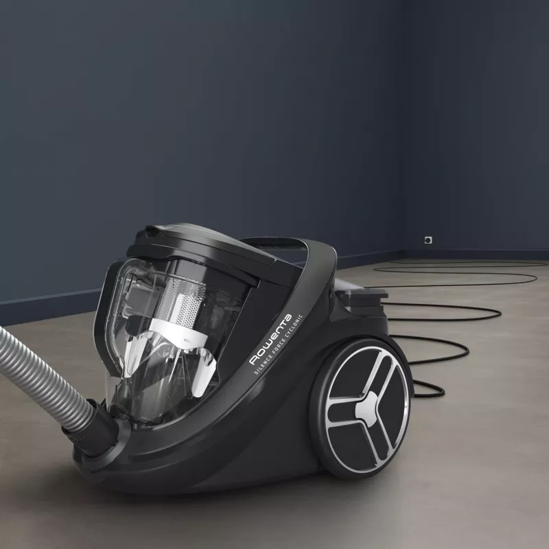 Odkurzacz cylindryczny Rowenta Silence Force RO7935 — 500 W, bezworkowy cyklonowy, 2,5 l, HEPA, 59 dB
