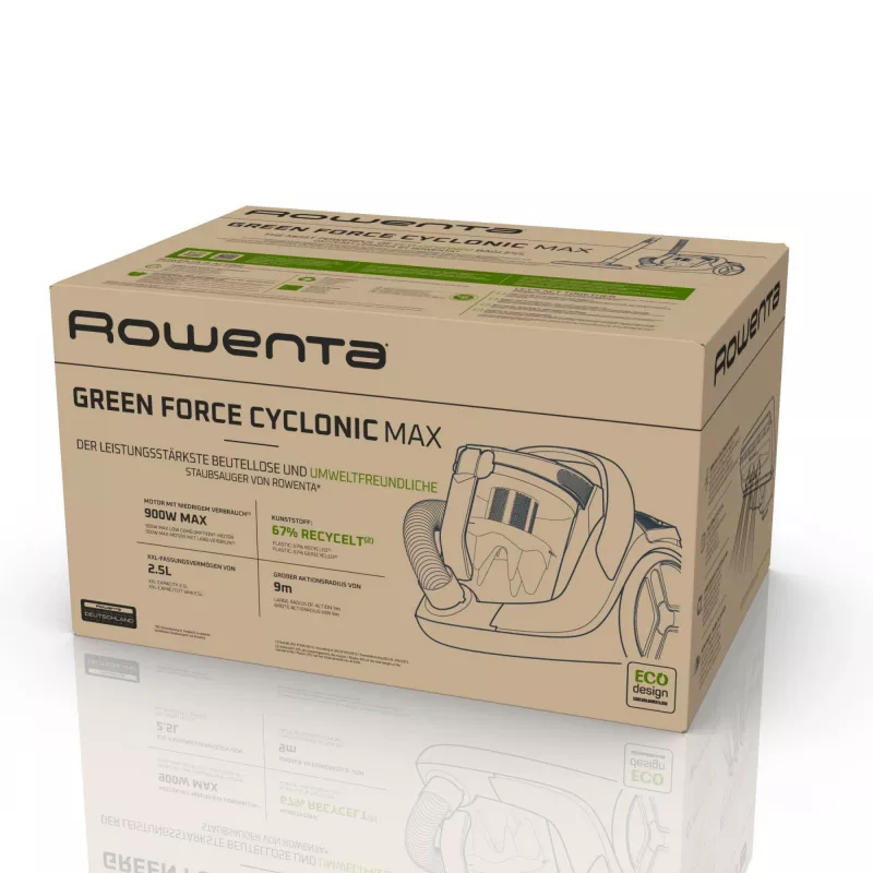 Rowenta RO7B12 2.5 L Odkurzacz cylindryczny Na sucho 900 W Bezworkowy