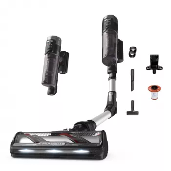 Bezprzewodowy odkurzacz pionowy Rowenta X-Force Flex 13.60 RH9A36WV — 60 min pracy, 0,65 l bezworkowy, cykloniczny, fioletowy