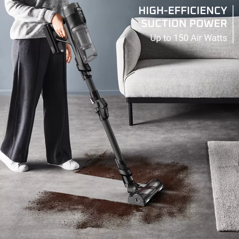 Rowenta X-Force Flex RH9L55E0 odkurzacz pionowy/szczotka elektryczna 2-w-1 odkurzacz pionowy Akumulatorowa Na sucho Bezworkowy 0,65 l Czarny