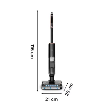 Rowenta X-Clean 7 GZ5736E0 odkurzacz pionowy/szczotka elektryczna zasilany baterią Na sucho i mokro Bezworkowy Czarny