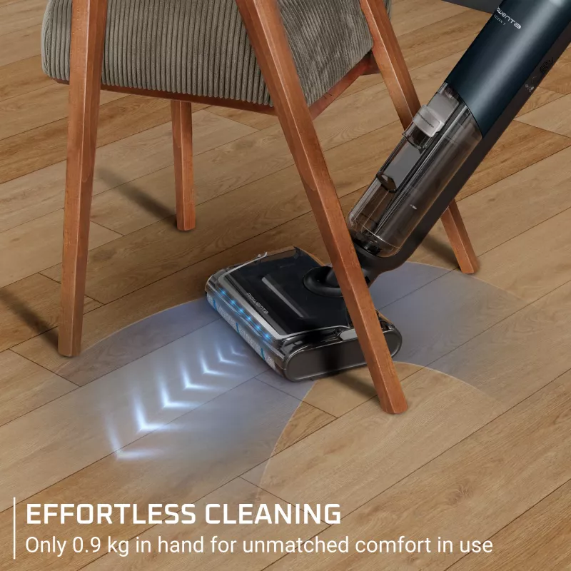 Rowenta X-Clean 7 GZ5735E0 odkurzacz pionowy/szczotka elektryczna Bateria Sucho i mokro Bezworkowy 0.5 L Czarny, Chrom