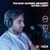 Zestaw słuchawkowy Konix PULSAR Przewodowy i bezprzewodowy Nagłowny Gaming USB Type-C Bluetooth Czarny