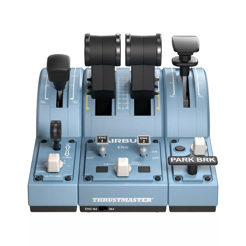 Thrustmaster TCA Quadrant Add-On Airbus Edition Czarny, Niebieski Symulator lotu PC