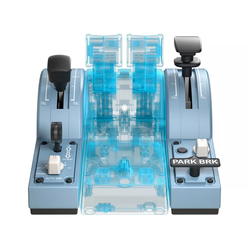 Thrustmaster TCA Quadrant Add-On Airbus Edition Czarny, Niebieski Symulator lotu PC