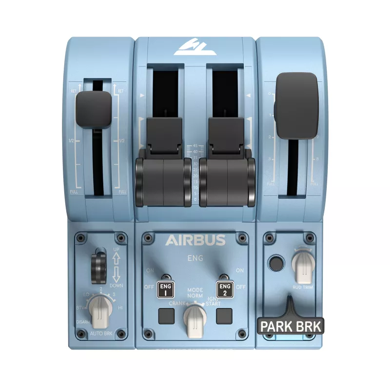Thrustmaster TCA Quadrant Add-On Airbus Edition Czarny, Niebieski Symulator lotu PC
