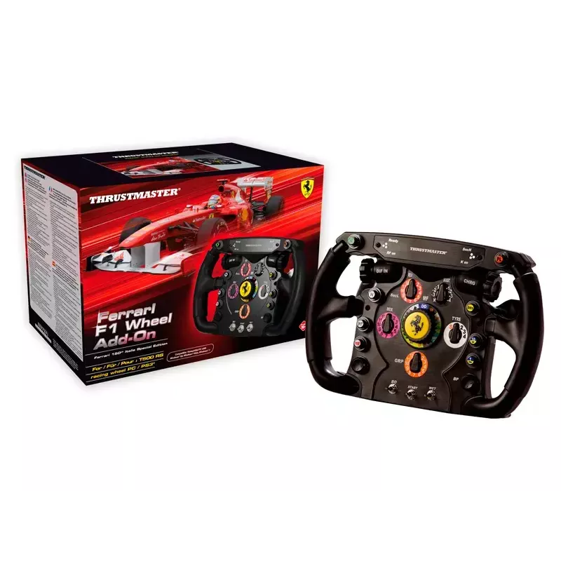 Thrustmaster Ferrari F1 Czarny RF Steering wheel Analogue PC, PlayStation 4, PlayStation 5, Playstation 3, Xbox
