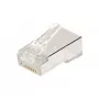 Hypertec 920850-HY złącze przewodowe RJ45 Metaliczne, Transparentne