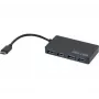 Hypertec 021308-HY hub interfejsu USB 3.2 Gen 1 (3.1 Gen 1) Type-C 5000 Mbit/s Czarny