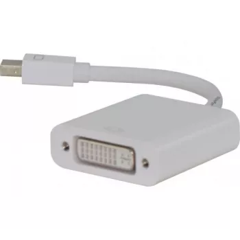 Hypertec 127429-HY adapter kabla wideo Mini DisplayPort DVI-D, biały, 0,09 m