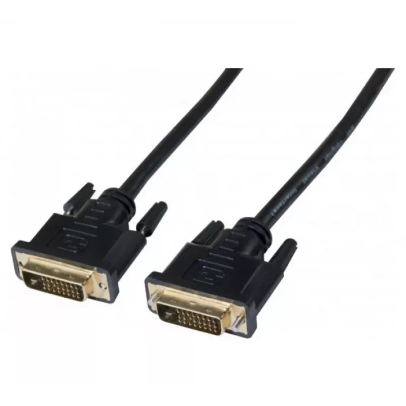 Hypertec 127523-HY Kabel DVI 5 m DVI-A DVI-D Czarny