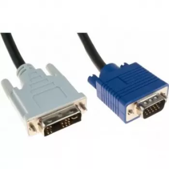 adapter kablowy wideo Hypertec 127701-HY 2 m VGA (D-Sub) DVI czarny