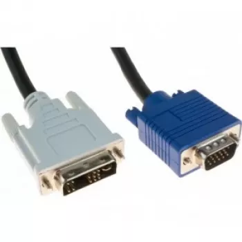 Hypertec 127711-HY Kabel VGA 3 m DVI-A VGA (D-Sub) Czarny, Niebieski, Biały