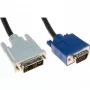 Hypertec 127711-HY Kabel VGA 3 m DVI-A VGA (D-Sub) Czarny, Niebieski, Biały